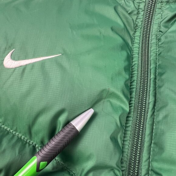 Vintage Nike Down Green Puffer Vest Men's Size XXL IIHC Canada Saskatchewan - Picture 9 of 12